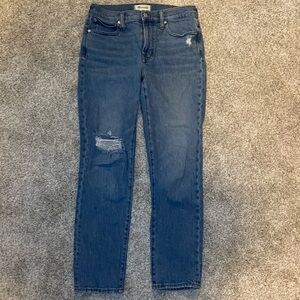 Madewell Mid-Rise Perfect Vintage Jean in Ainsdale Wash. Size 26.